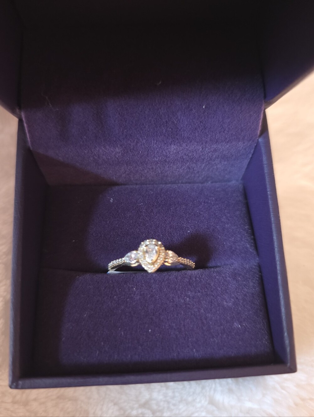 Zales 10k Gold Diamond Ring
